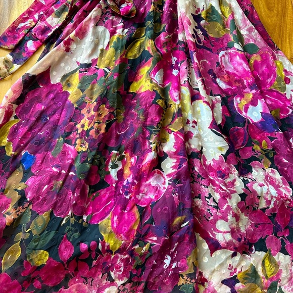 Maison Tara Formal Floral Midi Dress 18W - Picture 4 of 6